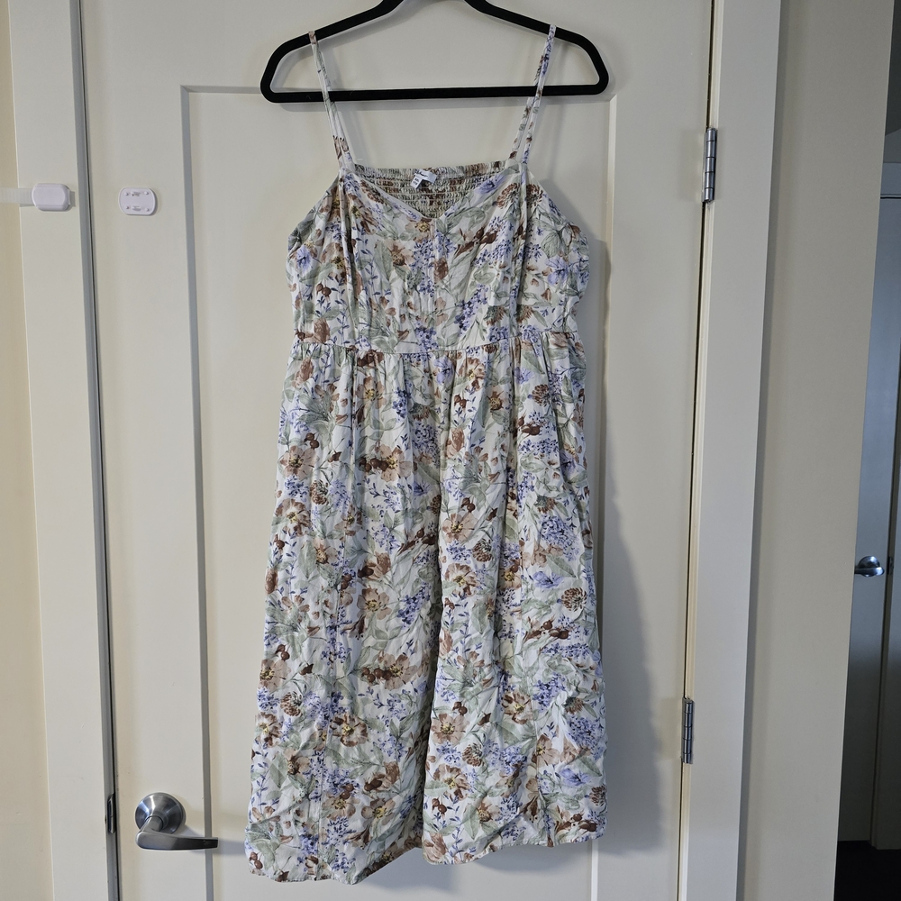 Reitmans Floral Midi Dress - Multicolor